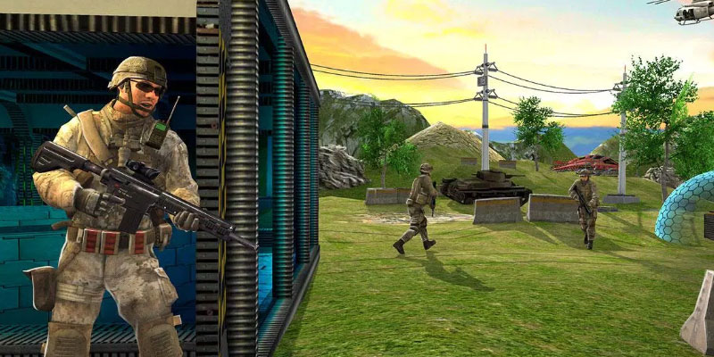 Trò chơi bắn súng Modern Combat 5: eSports FPS
